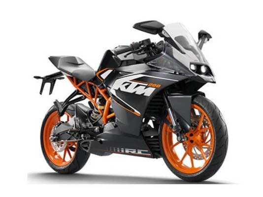 KTM DUKE RC 200 rental model